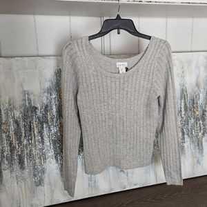 NWT Gray Nicole Miller Sweater